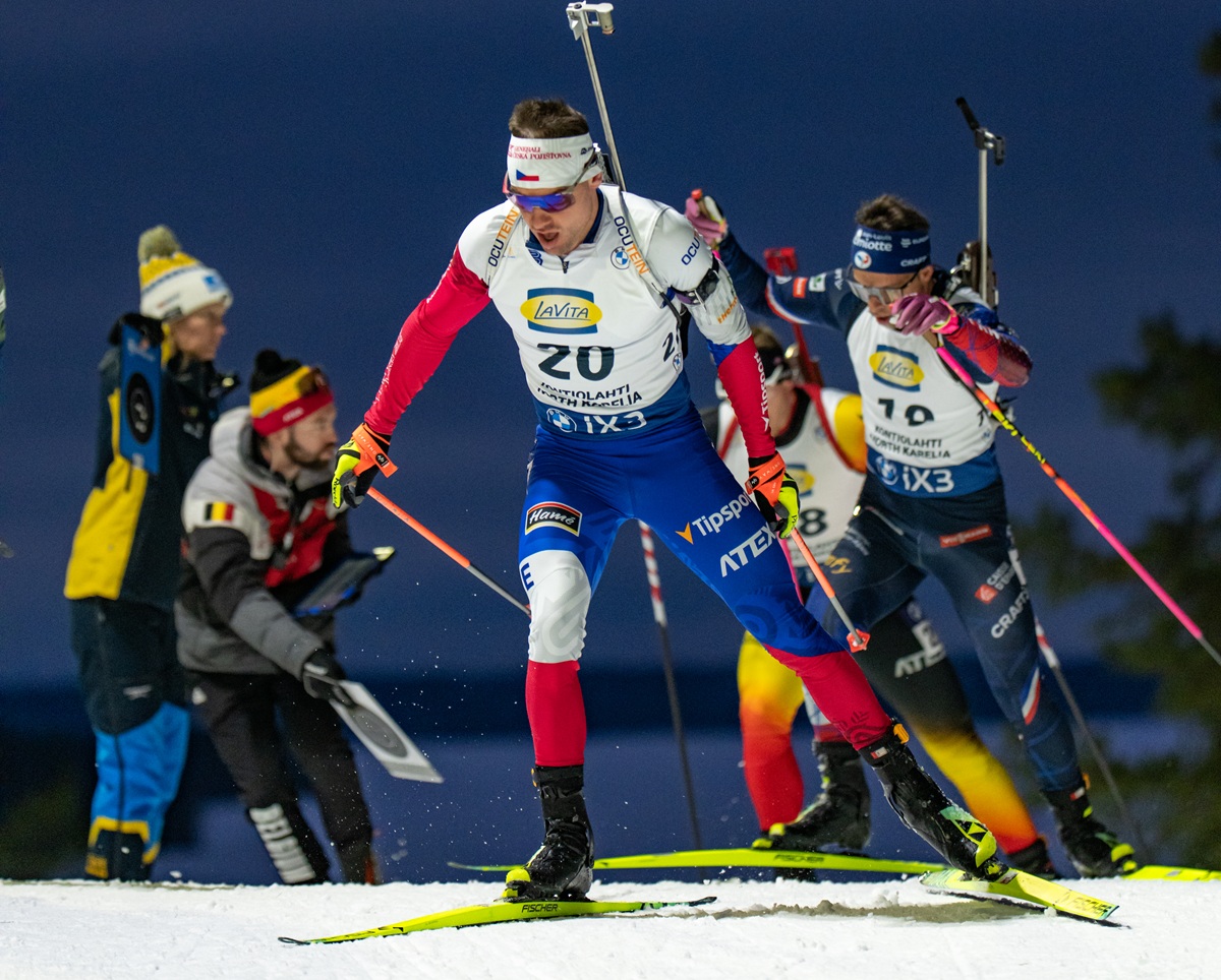 Michal Krčmář, štafeta mužů na SP v Kontiolahti 2026